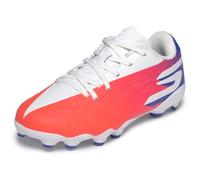 Skechers Niños Razor 2 Botas de fútbol Todo Tipo de Terreno, White/Blue/Pink, 27.5 EU