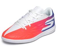 Skechers Niños Razor 2 Jr Botas de fútbol de salón, White/Blue/Pink, 37.5 EU