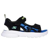 Skechers Sandalias unisex para niños, Negro, 34 EU