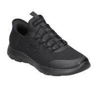 Skechers Niños Summits High Range Zapatillas, Black Textile/Synthetic/Black Trim, 37 EU