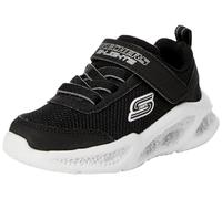 Skechers Niños, Zapatillas, Negro Textil Sintético Gris Ribete, 21 EU