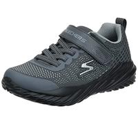 Skechers NITRO SPRINT KARVO, Zapatillas para Niños, Charcoal Textile/ Black & Gray Trim, 33.5 EU