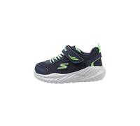 Skechers Nitro Sprint, Zapatos Deportivos Niños, Navy Textile/ Synthetic/ Lime Trim, 22 EU