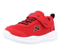 Skechers Nitro Sprint, Zapatos Deportivos Niños, Red Textile/ Synthetic/ Black Trim, 23 EU