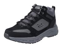 Skechers OAK CANYON IRONHIDE, Zapatillas altas para Hombre, Black Suede/Mesh/Pu/Charcoal Trim, 42.5 EU
