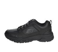 Skechers Formatori Oak Canyon Redwick Hombre Cuero negro y textil sintético con remates negros 41 EU