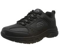 Skechers Oak Canyon Redwick Hombre Formatori, Black Leather Synthetic Textile Black Trim, 42.5 EU