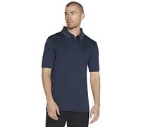 Skechers Off Duty Camisa de Polo, Azul Marino, XXL para Hombre