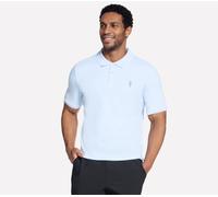 Skechers Off Duty Polo en Blanco/Azul/Naranja, talla XL