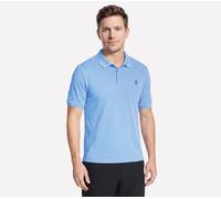 Skechers Off Duty Polo en Blanco/Violeta, talla XL