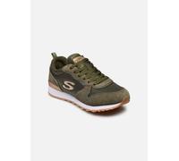 Skechers OG 85 Goldn Gurl, Zapatillas para Mujer, Olive Suede Nylon Mesh Rose Gold Trim, 40 EU