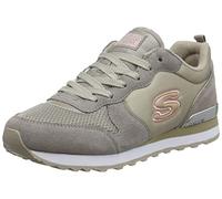 Skechers OG 85 Goldn Gurl, Zapatillas para Mujer, Beige Natural Suede Mesh Nylon Coral Trim Nat, 36 EU