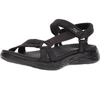 Skechers On-The-go 600 Brilliancy, Sandalias atléticas Mujer, Negro, 38 EU