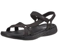 Skechers On-The-go 600 Brilliancy, Sandalias atléticas Mujer, Negro, 41 EU Ancho