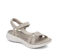 Skechers On-The-go 600-Brilliancy - Sandalias deportivas para mujer, Beige (Natural), 35 EU