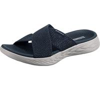 Skechers ON-THE-GO 600 GLISTENING, Sandalias para Mujer, Navy Textile, 37 EU