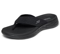 Skechers ON-THE-GO 600 SUNNY, Chanclas para Mujer, Black Textile, 38 EU