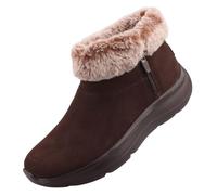 Skechers On-The-Go Encore Snow-Capped, Botas Cortas al Tobillo Mujer, Chocolate Suede, 41 EU