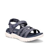 Skechers On-The-Go Flex Finest, Sandalias Mujer, Azul (Navy Textile), 40 EU