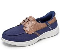 Skechers ON-The-GO Flex Radiant Sandy - Tenis para Mujer, Color Azul Marino, Talla 6 de Reino Unido