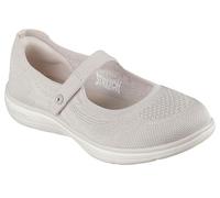 Skechers On-The-go Flex Radiant-Sweet PE, Zapatos Planos Mary Jane Mujer, Beige, 37 EU