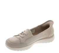 Skechers On-The-go Flex-Top Notch, Mocasín Plano Mujer, Gris Pardo, 38 EU
