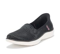 Skechers On-The-go FlexRadiant Snake Print Skimmer Hands Free Slip-ins Flacher Slip-ins, Negro Oro Rosa, 39.5 EU