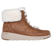 Skechers On-the-GO Glacial Ultra - Wonderland en Castaña, talla 38.5, Vegan