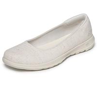 Skechers On-The-go Go Walk Lite - Zapatos Planos SusieBallet para Mujer, Natural, 36 EU