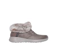 Skechers On-The-Go Joy Cozy Charm, Botas Cortas al Tobillo Mujer, Dark Taupe Textile, 42 EU