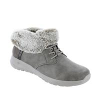 Skechers On-The-Go Joy-Cozy Charm - Botines para mujer, Gris topo oscuro, 40 EU