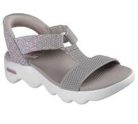 Skechers On-The-go Massage Fit Sandal Hands Free Slip-ins W/Space Dye, Sandalia Mujer, Taupe Multi, 40 EU