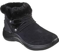 Skechers ON-THE-GO MIDTOWN COZY VIBES, Botas de moda para Mujer, Black Suede, 38 EU