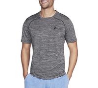 Skechers ON The Road tee T-Shirt, Grey, L para Hombre