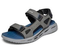 Skechers ORVAN SD - Sandalias para Hombre, Color carbón sintético/Nailon, Talla 42