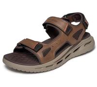 Skechers ORVAN SD - Sandalias para Hombre, Color marrón sintético/Nailon, Talla 44