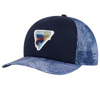 Skechers Palm Patch Trucker Hat en Azul/Gris