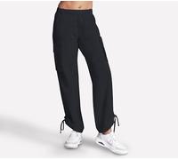 Skechers Pantalones Deportivos Tipo Cargo para Mujer, Negro, XS