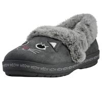 Skechers Pantuflas de pijama Too Cozy Meow para mujer, Gris (Dove Gray), 36.5 EU