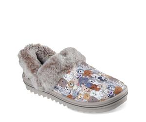 Skechers Pantuflas para mujer Bobs Cozy Kiss-Paw Jams, Marrón Multicolor, 36 EU
