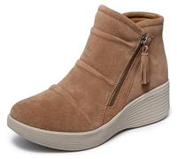 Skechers Parallel Lite, Botas Cortas al Tobillo Mujer, Castaño, 37 EU