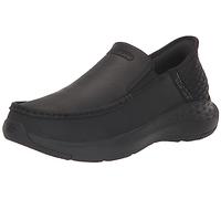 Skechers Parson Oswin con tecnología Slip-in, Mocasín Hombre, Negro, 48.5 EU