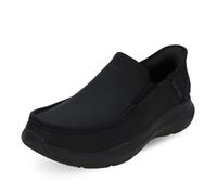 Skechers Parson Oswin Hombre Scarpe da Ginnastica, Black Leather, 41 EU