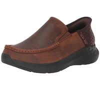 Skechers Parson Oswin Zapatillas sin cordones para hombre, Marrón, 43 EU