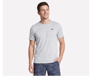 Skechers Performance Charge camiseta en Gris Claro, talla XL