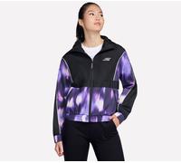 Skechers Performance Fusion Track chaqueta en Morado/Blanco, talla Pequeña
