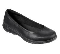 Skechers Performance Go Walk Lite-Gem, Bailarinas con Punta Cerrada Mujer, Negro (BBK Black Textile/Trim), 37 EU