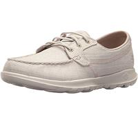 Skechers Performance Go Walk Lite-Isla, Náuticos Mujer, Multicolor (TPE Gray Textile/Trim), 37.5 EU