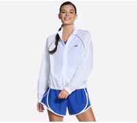 Skechers Performance Track chaqueta en Blanca, talla Pequeña