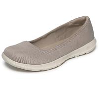 Skechers Performance Women's GO Walk Lite Ballet Flat,Taupe/Beige,7 M US